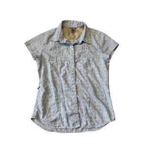 THE NORTH FACE short sleeve; button up shirt,  size women's small, lightweight